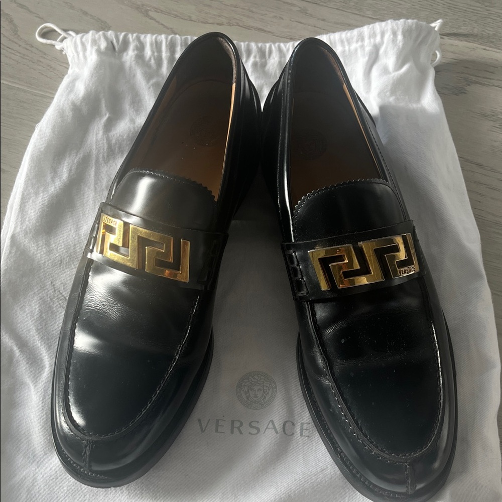 Versace
Versace Men's Greca Moc Toe Loafers